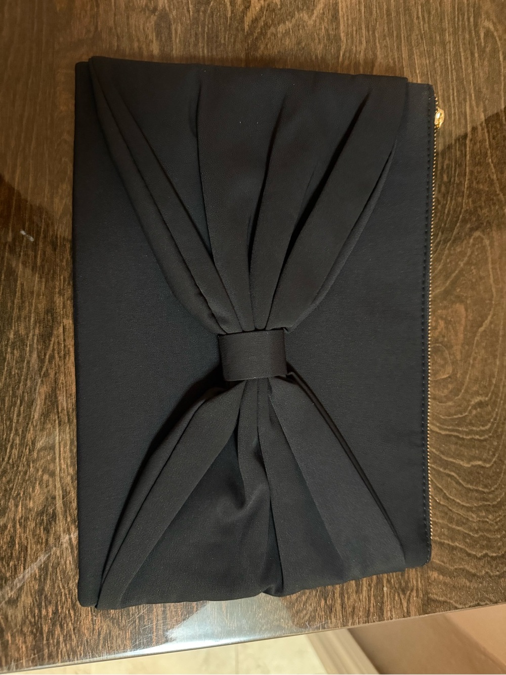 NEW Carolina Herrera - Good Girl- Black Bow Accent Make-Up Bag